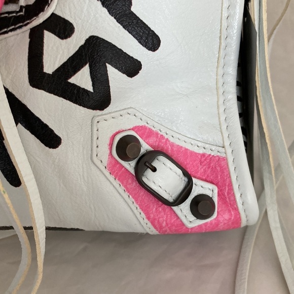 BALENCIAGA Small City S Graffiti Satchel - Picture 13 of 16